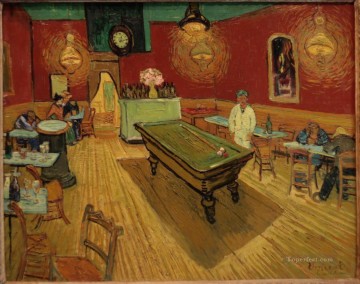 Vincent Van Gogh Painting - El café nocturno oscuro Vincent van Gogh